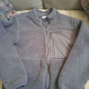 Columbia Gray Fleece Jacket